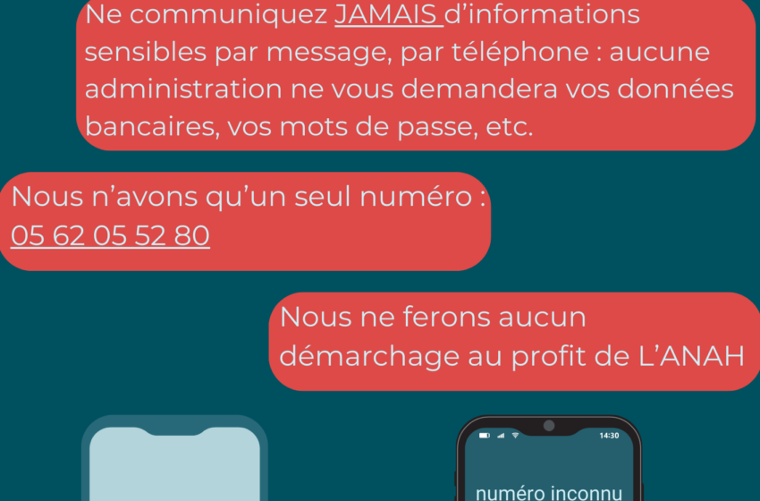  ATTENTION AUX FRAUDES ET DEMARCHAGE